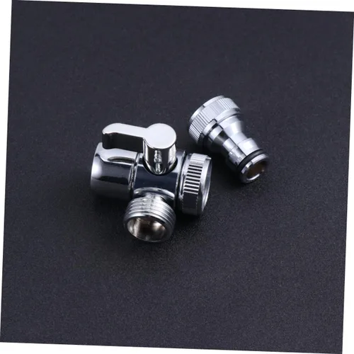 Vista 6 de DOITOOL Adaptador de grifo separador de agua, paquete de 2 adaptadores de entrada de lavadora para manguera de lavadora