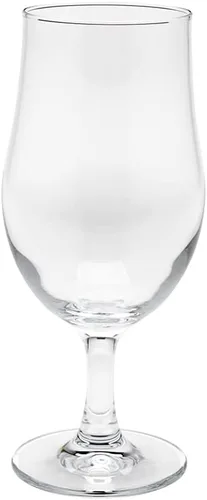 Vista 2 de Restaurantware Vaso de cerveza de 18 oz - Tallo, Pilsner - 3 1/2" x 3 1/2" x 8" - Caja de 12