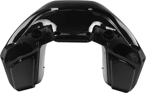 Vista 4 de XMT-MOTO Kit de carenado frontal superior exterior e interior para Harley Davidson Touring Road Glide FLTR 1993-2013 NEGRO BRILLANTE Brillo negro