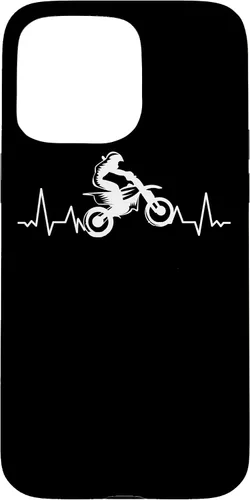 Vista 31 de Motocross Motorcyclist Dirtbike Pitbike Motorcyclist Case for iPhone 17