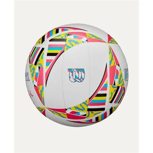 Vista 3 de Balón de Voley Playa Wilson Avp Movement Vb New Amarillo Blanco Rose TPU