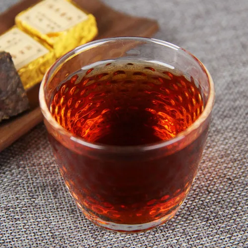 Vista 8 de Pu'er Xiaotuo Tea 2003 Jiazi Xiaofang Brick Pu'er Tea 10.58 oz Té cocido Mini té de ladrillo Xiaofang 03 Aged Fermented Yunnan Ripe Pu Erh,Compact