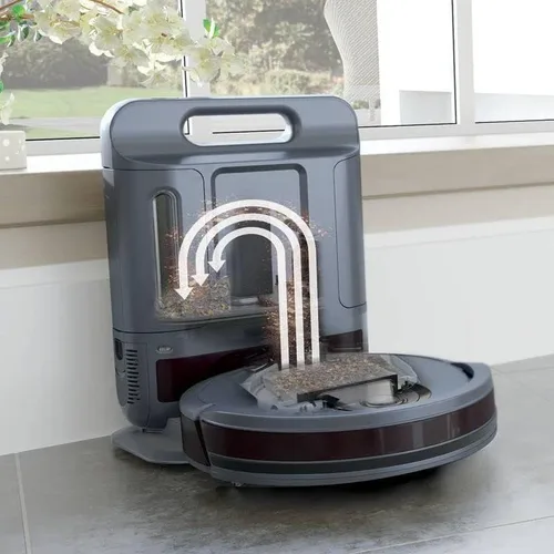Vista 3 de Shark EZ - Robot aspirador conectado Wi-Fi con base XL autovaciante - RV911AE (renovado)