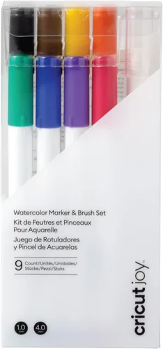 Vista 11 de Cricut Juego de rotuladores y pinceles para acuarela (9 unidades), surtido