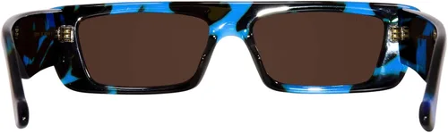 Vista 4 de Gucci GG1331S 004 HavanaBrown Angosto Rectangular 2.126 in Gafas de Sol Hombre, HavanaLogotipo doradoMarrón