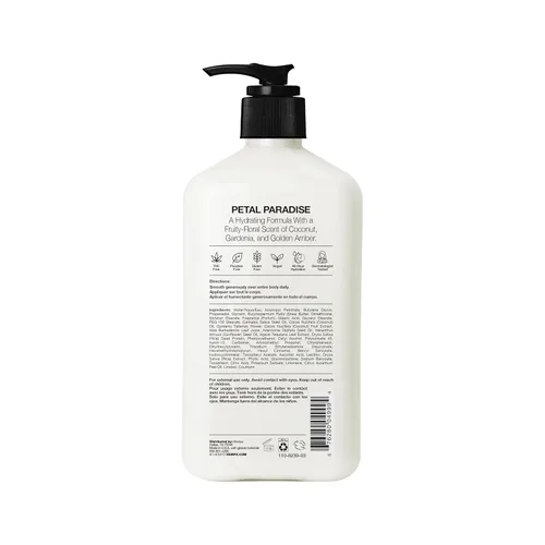 Vista 2 de Hempz Loción hidratante corporal - Gardenia blanca y palma de coco - Crema hidratante diaria, manteca de karité, aceite de coco - Productos