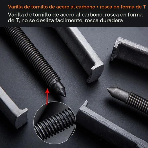 Vista 3 de Extractor de rodamientos de dos mordazas, herramienta de extracción de dos mandíbulas ajustable, herramienta extractor de rodamientos, removedor