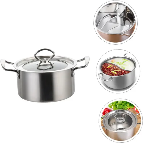 Vista 8 de 1 Unidades de Olla de Pato Mandarín Suministro de Cocina Hogar Olla Caliente Titular Olla de Acero Inoxidable Accesorio de Cocina Olla Espesada Olla