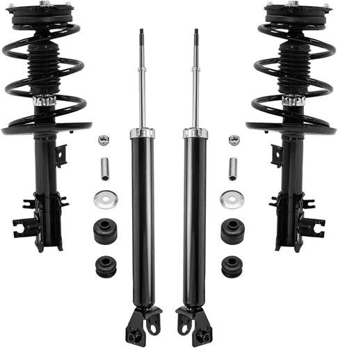 Vista 14 de Detroit Axle - Kit de 4 puntales para Ford Escape 2014-2019, 2 amortiguadores traseros ensamblaje 2 puntales delanteros y resortes helicoidales 2015