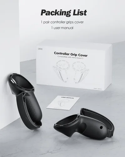 Vista 9 de SUPERUS Controller Grips Cover for Meta Quest 3, Anti-Slip Texture - VR Accessories Compatible with Oculus Quest 3, Silicone Controller Grips Cover