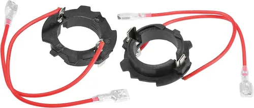 Vista 5 de uxcell 2 unids H7 LED faros faros base adaptadores enchufe retenedor clip apto para Volkswagen GTI 2006-2019