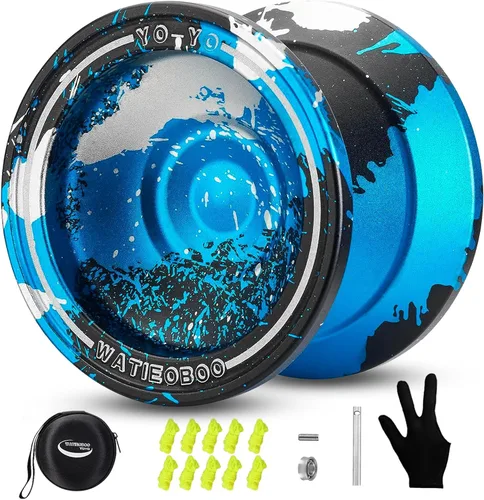Vista 11 de Yoyo de metal W07 de doble modo: yoyo sensible y no sensible, una opción para niños y adultos, adecuado para principiantes y jugadores avanzados