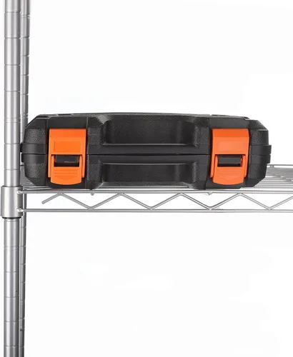 Vista 5 de REGILLER Estante de almacenamiento de acero con 6 alambres, estantes ajustables para lavandería, baño, cocina, despensa, armario