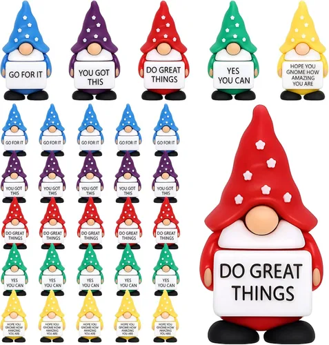 Vista 64 de Gejoy 25 piezas de mini figuras de pato, coloridos regalos motivacionales positivos, decoraciones inspiradoras de animales para graduación