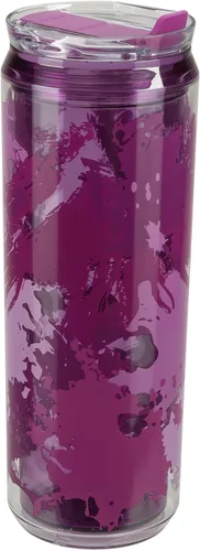 Vista 3 de COOL GEAR Paquete de 3 vasos modernos de 22 onzas con popote reutilizable, apto para lavavajillas, apto para vasos, a prueba de derrames, vaso