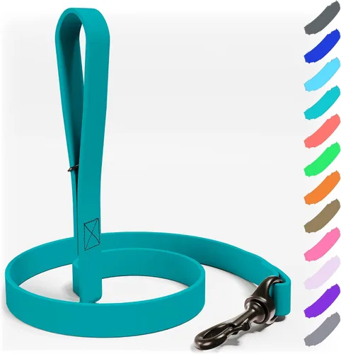 Vista 14 de Biothane - Correa para perro extra resistente, fabricada en Estados Unidos, correas impermeables para perros grandes, medianos y pequeños, correa
