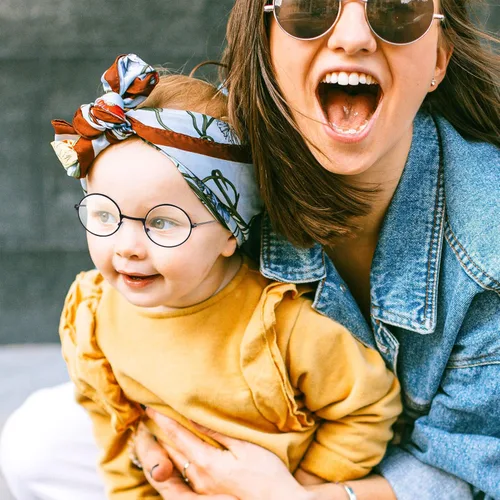 Vista 5 de Zjoey 3 pares de disfraces para niños, lentes de Papá Noel, con borde de alambre de metal, lentes transparentes, lentes de tela, accesorios