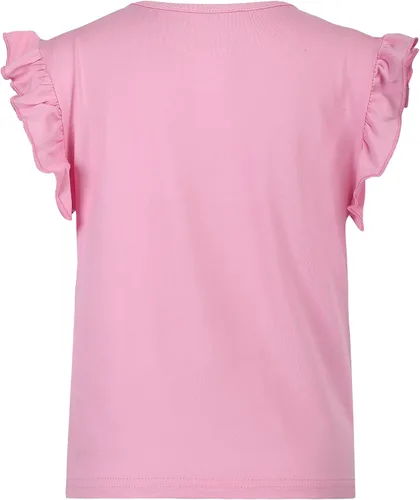Vista 5 de Disney Minnie Mouse and Friends - Conjunto de sudadera con capucha, camiseta y pantalones para niños pequeños y grandes, color rosagris claro