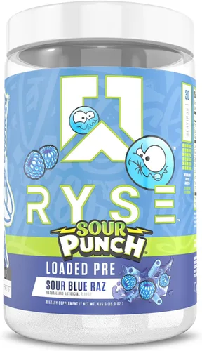 Vista 22 de RYSE Loaded - Polvo de preentrenamiento – Uva Bazooka – Preentrenamiento diario para hombres y mujeres con 390 mg de cafeína, beta alanina