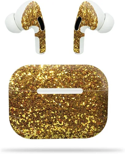 Vista 8 de MightySkins - Compatible con Apple Airpods Pro - Pared negra Funda protectora de vinilo duradera y única Fácil de aplicar, quitar y cambiar