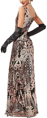 Vista 4 de New Years Eve Outfit Party Sexy Dress Fashion Solid Color Sequin Fringe Dress Sequin Dress Prom Dresses