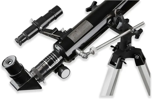 Vista 6 de Carson SkySeeker 40x-100x telescopio refractor principiante con trípode de aluminio (JC-1000) con trípode de aluminio - Incluye múltiples