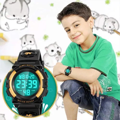 Vista 6 de Dodosky Reloj impermeable multifuncional LED para niños - Regalos para niños