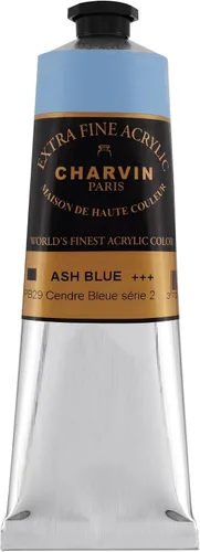 Vista 185 de Charvin Pintura acrílica profesional extrafina – verde absenta, tubo de 2.1 fl oz, pigmentos de triple fresado, resistente a la luz, pinturas