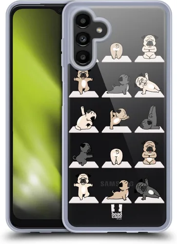 Vista 10 de Head Case Designs Cat Yoga Animals - Funda de gel suave compatible con Samsung Galaxy A13 5G (2021)