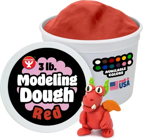 Vista 26 de Hygloss Masa de Modelado para Niños – Masa Sensorial Segura y No Tóxica para Artes y Manualidades – Tubo de 1.4 kg – Arcilla de Juego