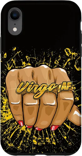 Vista 24 de iPhone 13 Pro Max Virgo AF - Anillo de astrología de cumpleaños para mujer, signo del zodiaco, funda Virgo