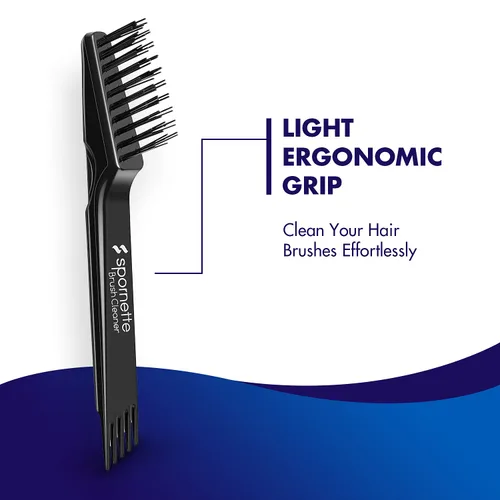 Vista 8 de Spornette Ion Fusion Vent Brush 176 Bundle con limpiador de cepillo para el cabello