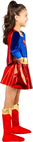 Vista 2 de Rubie's - Disfraz de Supergirl de superhéroes de Dc para niñas