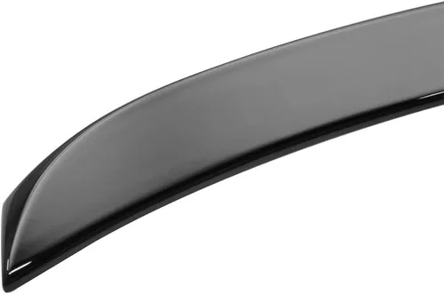 Vista 5 de Alerón de maletero prepintado compatible con Benz Clase E W211 2003-2009, tipo L, ABS pintado negro #040, ala de maletero trasera disponible por
