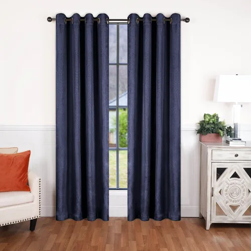 Vista 40 de Superior Linen Semi Blackout Curtains, Room Darkening, Bedroom, Drapes, Kitchen, Living Room Window Accents, Sun Blocking, Grommet Header, Classic
