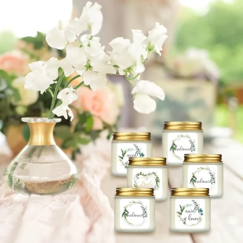 Vista 3 de 8 velas de dama de honor, regalos de propuesta de dama de honor, velas de regalo de dama de honor para boda, despedida de soltera, velas aromáticas