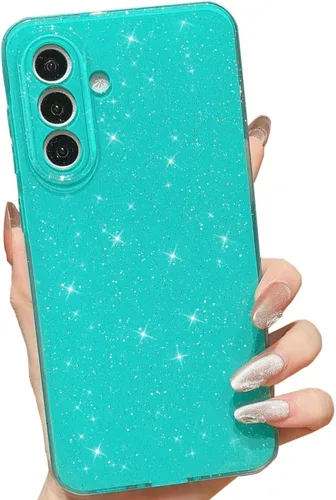 Vista 40 de MINSCOSE Funda compatible con Samsung Galaxy A14 5G, bonita funda delgada con purpurina fina, a prueba de golpes, de TPU para mujeres y niñas