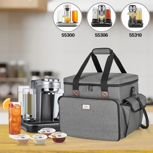 Vista 8 de CURMIO Bolsa de transporte compatible con máquina de cóctel profesional Bartesian