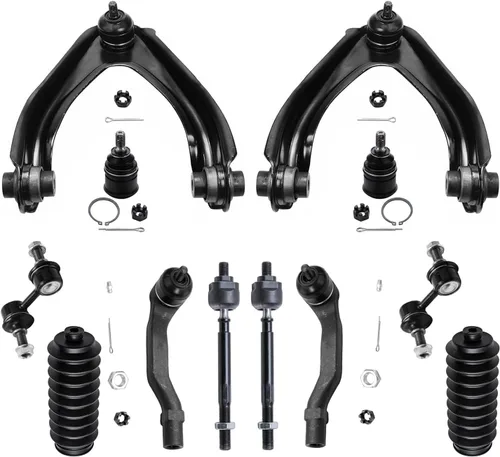 Vista 29 de Detroit Axle - Kit de extremo delantero para Hyundai Sonata XG350 XG300 Kia Optima, 2 brazos de control superiores con juntas de bola, 2 brazos