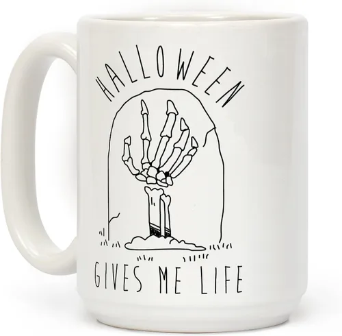 Vista 127 de LookHUMAN Tazas de Halloween Taza de café de Halloween - Tazas de café para decoración ideales para amantes y entusiastas de la decoración - Taza