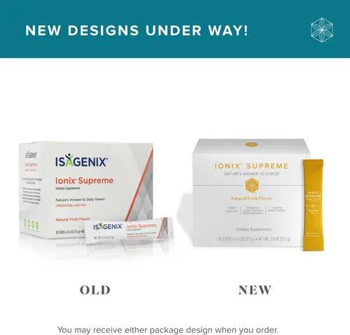 Vista 3 de Isagenix Ionix Supreme - Polvo con vitamina B12 y niacina - Suplemento de enfoque para ayudar a la salud cerebral - Suplemento de apoyo inmunológico