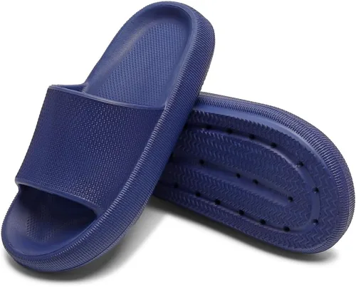 Vista 9 de YONMOTTO Sandalias de burbujas para mujeres y hombres, divertidas sandalias de masaje con correa, cómodas pantuflas de nube, zapatos de spa