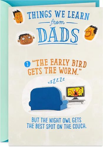Vista 8 de Hallmark Tarjeta del día del padre para papá (gracias)