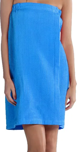 Vista 15 de BY LORA Women's Shower Wrap Bath Robe, Lightweight Waffle Body Spa Wrap For Ladies