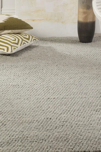 Vista 53 de SAFAVIEH Natura Collection - Alfombra decorativa, 2 x 3 pies, color beige, mezcla de lana hecha a mano, diseño texturizado, ideal para pasillo