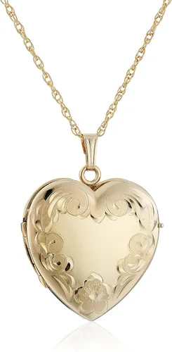 Vista 5 de Amazon Essentials Medallón de corazón grabado de cuatro imágenes, 20 pulgadas, (anteriormente Amazon Collection)