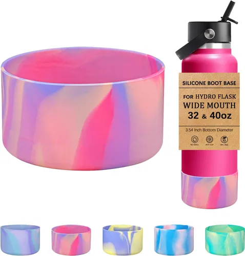 Vista 10 de HEYSKAY - Base de silicona para botella de agua Hydro Flask de boca ancha de 32 a 40 onzas