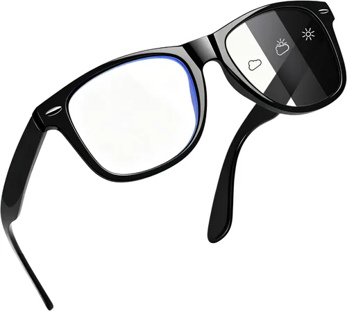 Vista 25 de Joopin Square Sunglasses Polarized UV400 Designer Sun Glasses Men Women Todo negro