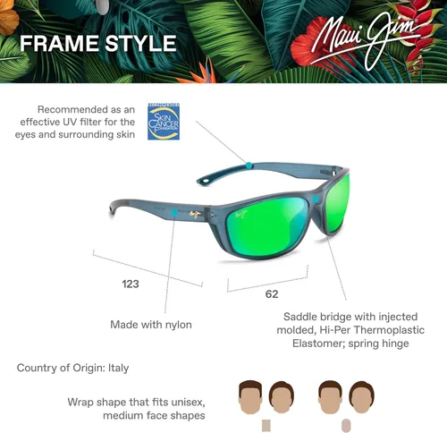 Vista 6 de Maui Jim Nuu Landing - Gafas de sol ovaladas