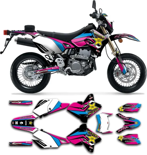 Vista 59 de Kit de calcomanías personalizadas para Suzuki DRZ400 E / DRZ400 Enduro / DRZ400E / DR-Z400E / DRZ400 EN 1999-2024, SZDRSE9919003-KO
